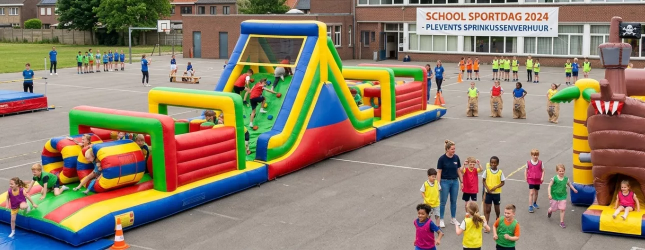 Sportdag organiseren met Springkussenverhuur Nederweert