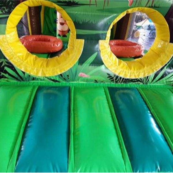 Stormbaan Jungle met glijbaan 10m Stormbaan Jungle met glijbaan 10m