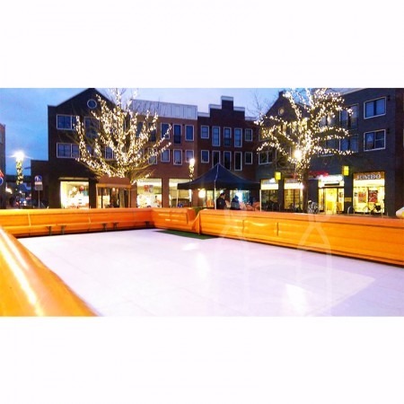 Kunststof schaatsbaan 50m2 huren