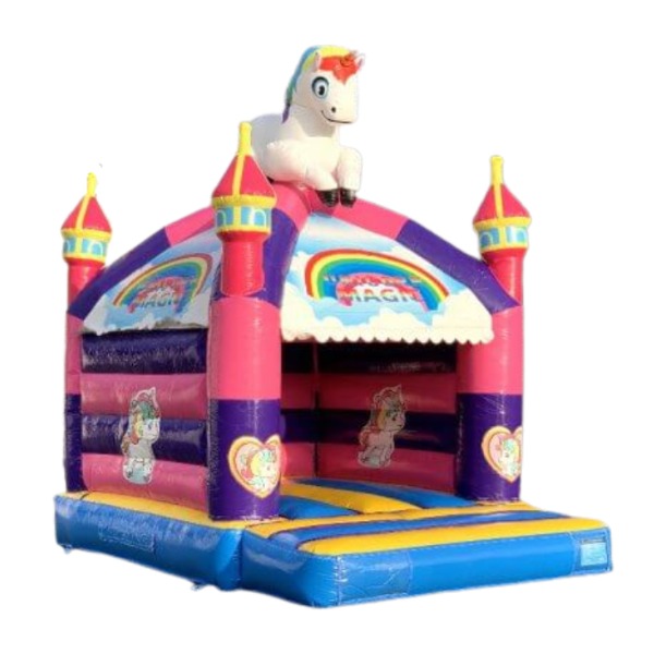 Springkussen Funny Unicorn 4x3m Springkussen Funny Unicorn 4x3m