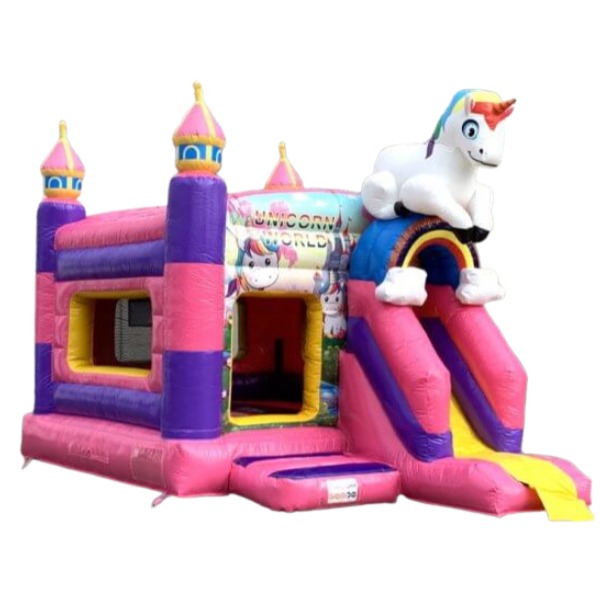 Springkussen Unicorn 6x4m Springkussen Unicorn 6x4m